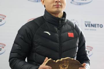 殷正獲(huò)钢架(jià)雪车世界杯系列賽(sài)科爾(ěr)蒂纳丹佩佐站男子(zi)個(gè)人賽(sài)季軍(jūn)