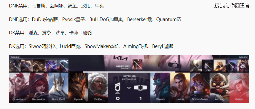 LCK第三(sān)阶段:DK横扫DNF,提前六(liù)场锁定LCK入围赛阶段名(míng)額(é)