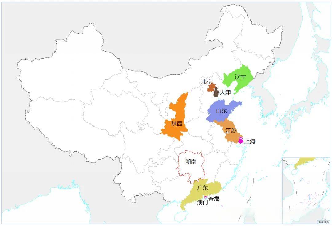 15次(cì)全运會(huì)举辦(bàn)地分布,基本在沿(yán)海(hǎi),内陆就一(yī)次(cì)?